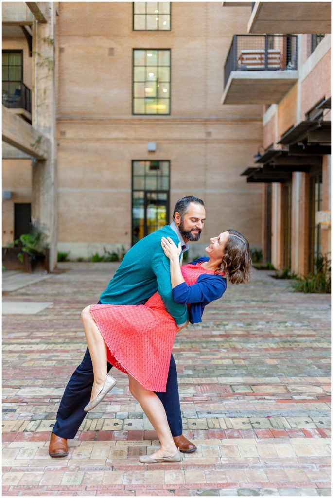 san antonio engagement session at the Pearl